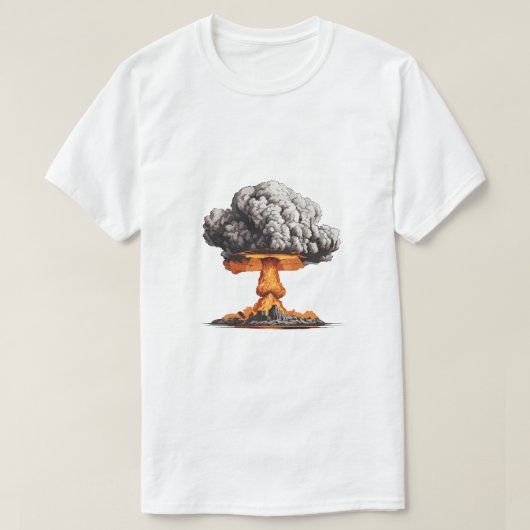 Krachtige kernexplosie t-shirt (Design voorkant)