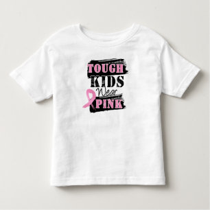 Krachtige Kinderen Draag Roze - Borstkanker Kinder Shirts