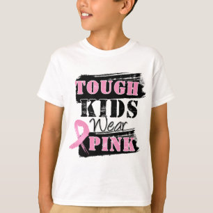 Krachtige Kinderen Draag Roze - Borstkanker T-shirt