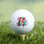 Krachtige kleuren golfballen (Insitu Shirt)