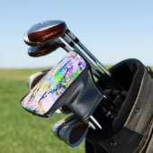 Krachtige kleuren golfheadcover (Insitu)