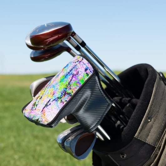 Krachtige kleuren golfheadcover (Insitu)