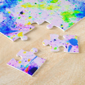 Krachtige kleuren legpuzzel (Zijkant)