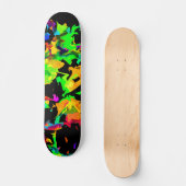 Krachtige kleuren persoonlijk skateboard (Voorkant)