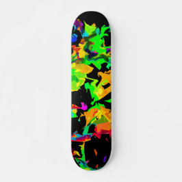 Krachtige kleuren persoonlijk skateboard