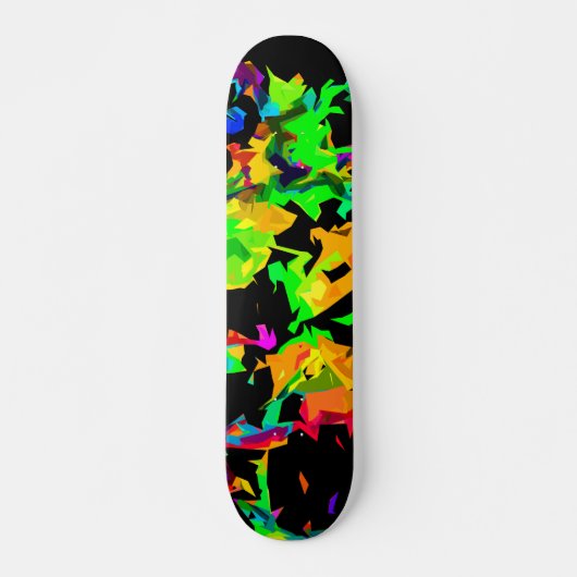 Krachtige kleuren persoonlijk skateboard (Voorkant)