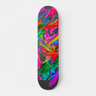 Krachtige kleuren persoonlijk skateboard