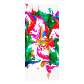 Krachtige kleuren reclamekaart (Achterkant)