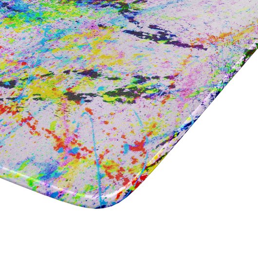 Krachtige kleuren snijplank (Hoek)