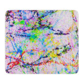 Krachtige kleuren snijplank (Voorkant)