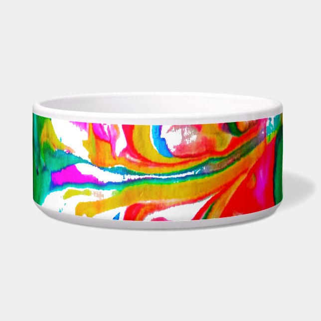 Krachtige kleuren voerbakje (Voorkant)