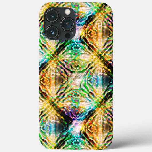 Krachtige kleurrijke textuur, abstracte vierkantje Case-Mate iPhone case (Achterkant)
