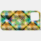 Krachtige kleurrijke textuur, abstracte vierkantje Case-Mate iPhone case (Achterkant (horizontaal))