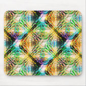 Krachtige kleurrijke textuur, abstracte vierkantje muismat (Voorkant)