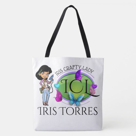 Krachtige kunstenaar - Zie achterzijde - Tas (Voorkant)