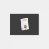 Krachtige Leeuw Natuur Notebook Post-it® Notes (Voorkant)