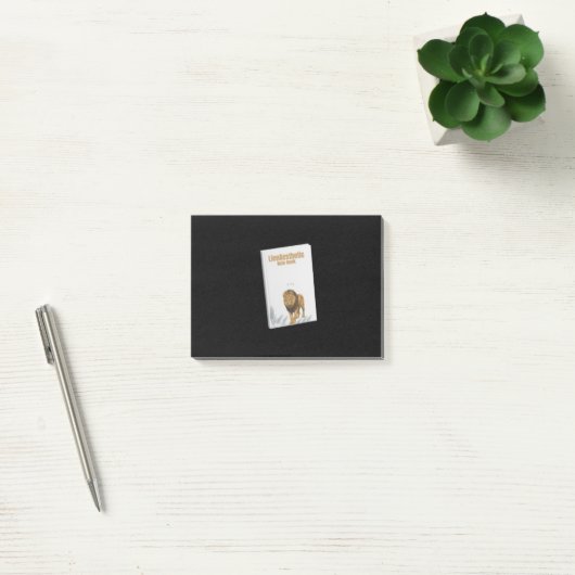 Krachtige Leeuw Natuur Notebook Post-it® Notes (Kantoor)