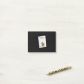 Krachtige Leeuw Natuur Notebook Post-it® Notes (Op bureau)