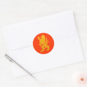 Krachtige Leeuw Sticker (Envelop)