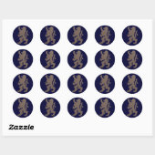 Krachtige Leeuw Sticker (Vel)