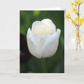 "Krachtige" lege notitiekaart (Gele Bloem)