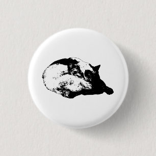 krachtige lijn charme ronde button 3,2 cm