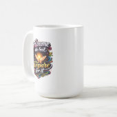 Krachtige linkshandige koffiemok (Voorkant links)
