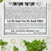 Krachtige manhood keukenhanddoek (Gevouwen)