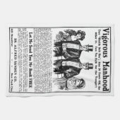 Krachtige manhood keukenhanddoek (Horizontaal)