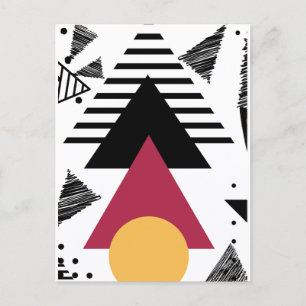 Krachtige minimale geometrische vormen briefkaart