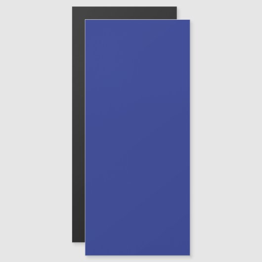 Krachtige minimale trouwuitnodiging in diepblauw magnetische uitnodiging (Voorkant / Achterkant)