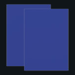 Krachtige, minimale trouwuitnodiging in diepblauw save the date<br><div class="desc">Moderne minimalistische trouwkaart ontwerp met effen diepblauwe achtergrond – perfect voor elegante zomer- of formele trouwfeesten het hele jaar door.</div>