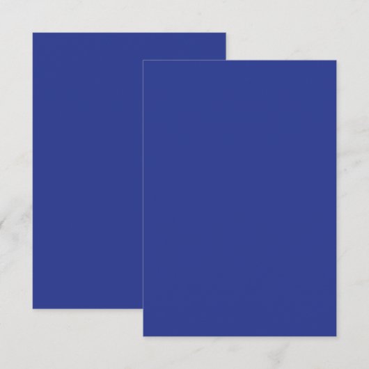 Krachtige Minimalistische Trouwuitnodiging in Diep RSVP Kaartje (Voorkant / Achterkant)