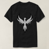 Krachtige moderne Phoenix Rising Mannen T-shirt (Design voorkant)