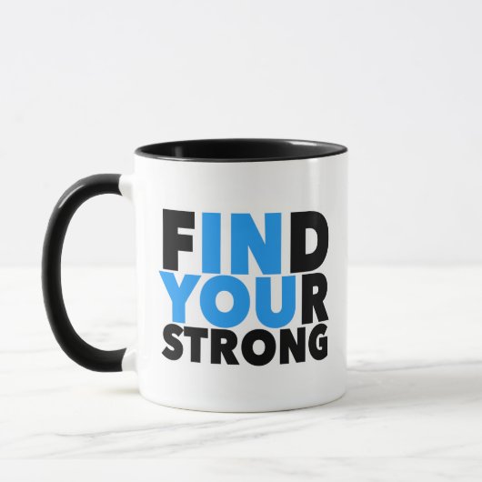 Krachtige Motivatie Spreuk Mok (Links)