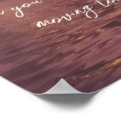 Krachtige Motiverende Stormachtige Oceanlucht Poster (Hoek)