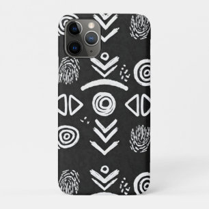Krachtige Mud Cloth - Zwart & Wit Patroon Case-Mate iPhone Case