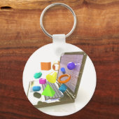 Krachtige notebook Sleutelhanger (Voorkant)