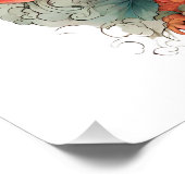 Krachtige oosterse draak perfect poster (Hoek)