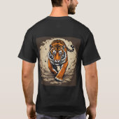 Krachtige Oplaad Tijger T-shirt (Achterkant)