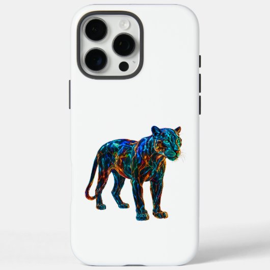 Krachtige Panther-kunst Case-Mate iPhone Case (Achterkant)