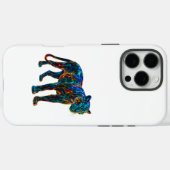 Krachtige Panther-kunst Case-Mate iPhone Case (Achterkant (horizontaal))