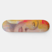 Krachtige penseelstreek schoonheidskunst persoonlijk skateboard (Horizontaal)