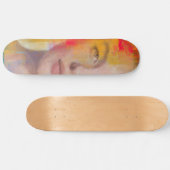 Krachtige penseelstreek schoonheidskunst persoonlijk skateboard (Horizontaal)