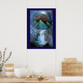 Krachtige piramides poster afdrukken (Keuken)