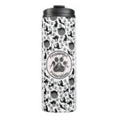 Krachtige Positie Stretching Yoga Cat Thermosbeker (Voorkant)