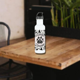 Krachtige Positie Yoga Kat Stretching Waterfles