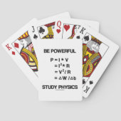 Krachtige (Power Equations) Study Physics Speelkaarten (Achterkant)
