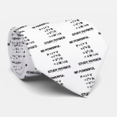 Krachtige (Power Equations) Study Physics Stropdas (Opgerold)