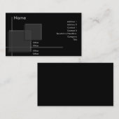 Krachtige profielkaart visitekaartje (Voorkant / Achterkant)
